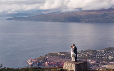 Bryllupsfotografering i Fagernesfjellet